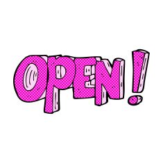comic cartoon open symbol N2