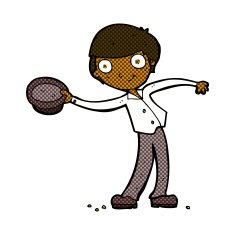 comic cartoon man tipping hat N2