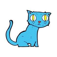 comic cartoon cat N10