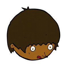 comic cartoon shocked face N3