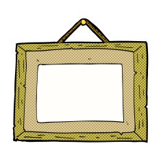 comic cartoon picture frame N2