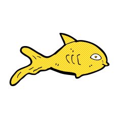 comic cartoon fish N20