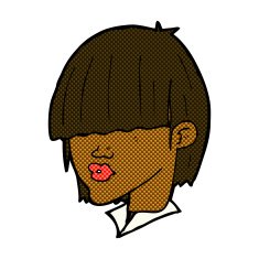 comic cartoon fashion haircut N2