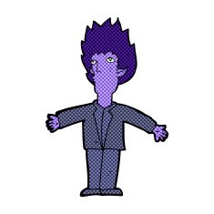 comic cartoon vampire N22