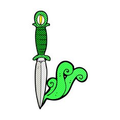 comic cartoon mystic dagger N2
