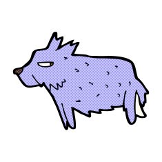 comic cartoon terrier N2