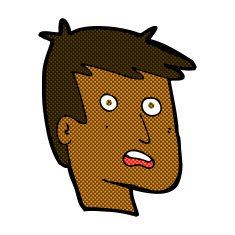 comic cartoon unhappy face N4