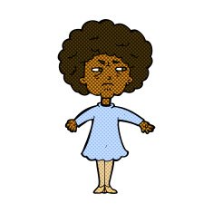 comic cartoon bitter old woman N3