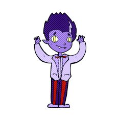 comic cartoon vampire boy N2