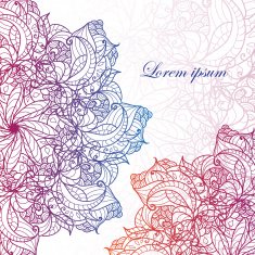 Vector abstract invitation card