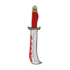 comic cartoon sword N10