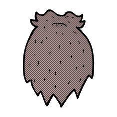 comic cartoon fake beard N2