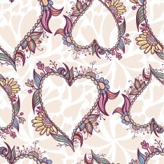 Blossoming Heart pattern