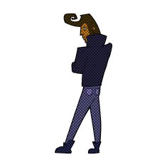 comic cartoon cool guy N2