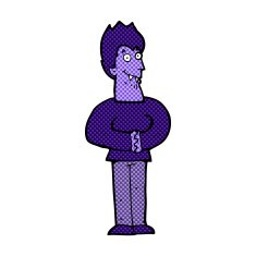 comic cartoon vampire N26
