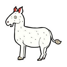 comic cartoon mule N2