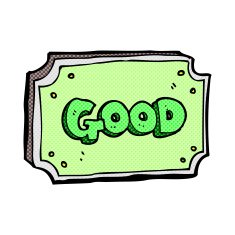 comic cartoon old sign N2