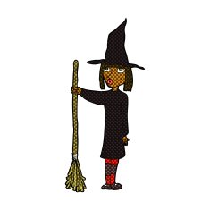 comic cartoon witch N2