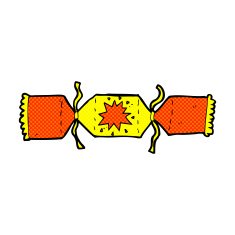 comic cartoon christmas cracker N8