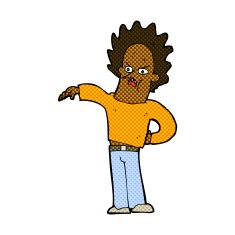 comic cartoon nasty boy N2