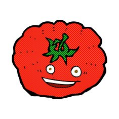 comic cartoon tomato N24