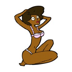 comic cartoon underwear model N2