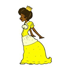 comic cartoon princess N7