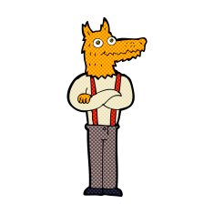 comic cartoon funny fox