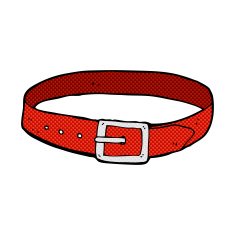 comic cartoon leather belt N5