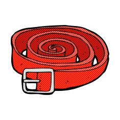 comic cartoon leather belt N6