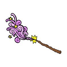 comic cartoon magic wand N7