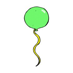 comic cartoon party balloon N2