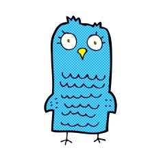 comic cartoon bird N51