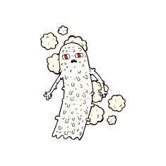 comic cartoon spooky ghost N11