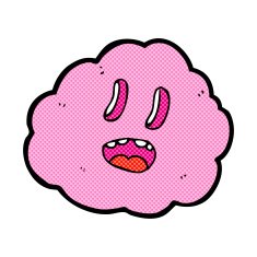 comic cartoon spooky cloud N2