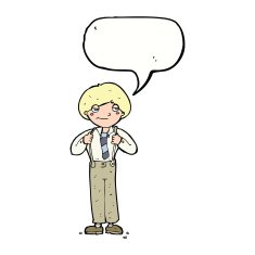 cartoon man wearing braces with speech bubble N9