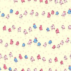 cute little chicks seamless pattern N2