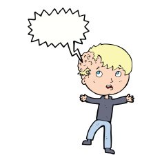 cartoon medical emergency with speech bubble N9
