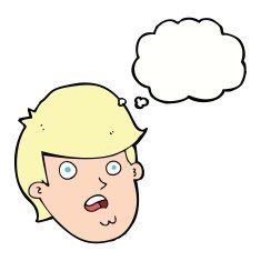 cartoon man with big chin thought bubble N18
