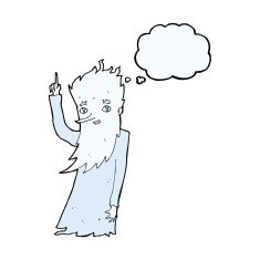 jack frost cartoon with thought bubble N2