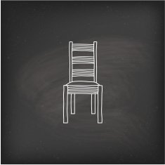 Chair doodle icon