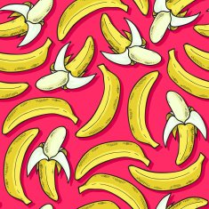 Bananas seamless pattern