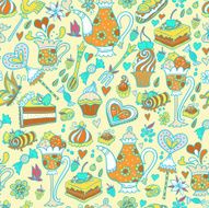 tea party pattern N4