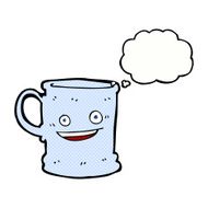 cartoon mug with thought bubble N2
