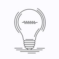 Bulb idea of the lines