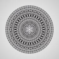 Vector Hand Drawn Doodle Mandala