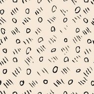 Hand drawn seamless pattern N18