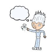 jack frost cartoon with thought bubble N3