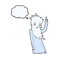 jack frost cartoon with thought bubble N4