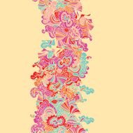 Abstract seamless hand-drawn border N5